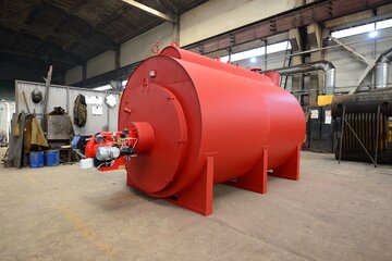 Горизонтальный стальной парогенератор 0,5 т